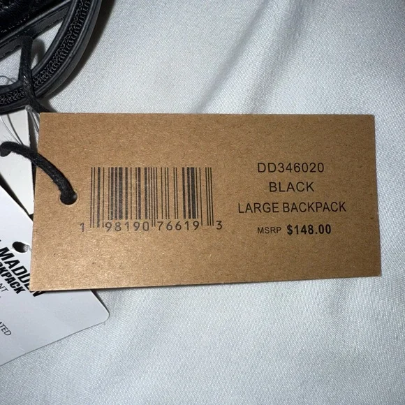 Steve Madden Black Embossed Backpack/Diaper Bag - Picture 13 of 13